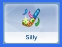 An image of the trait box for the toddler trait silly