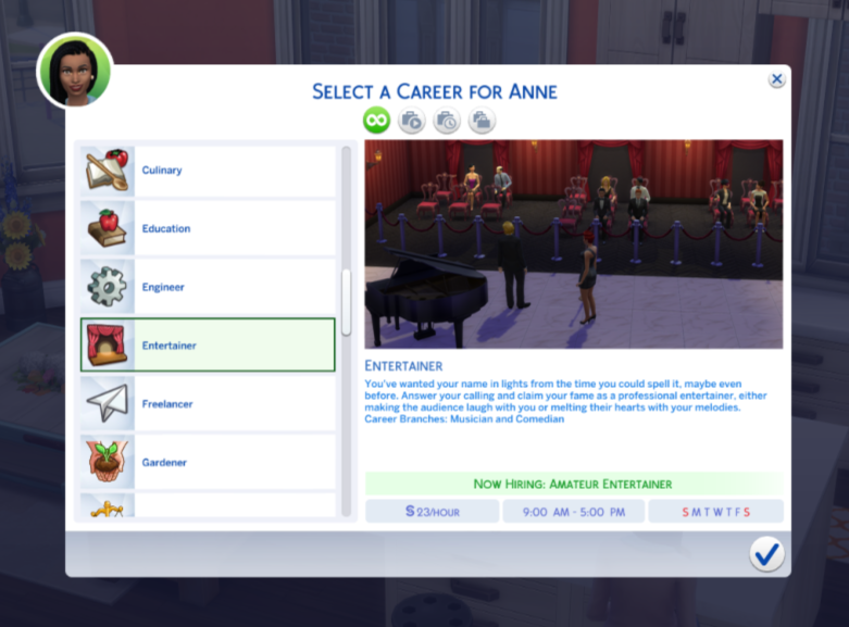 sims 4 traits for entertainer career