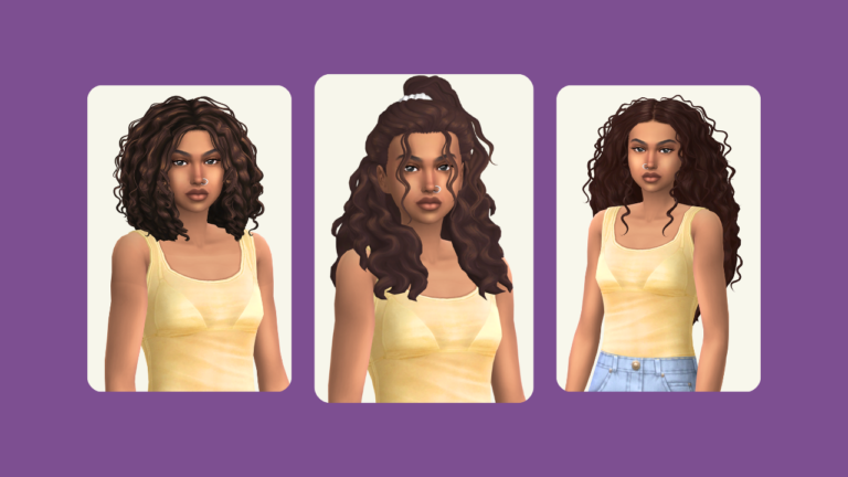 The Best Sims 4 CC Curly Hair