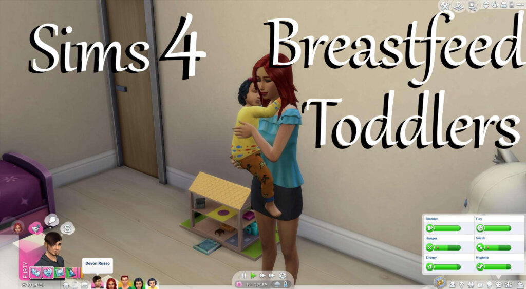 breastfeed toddlers sims 4 