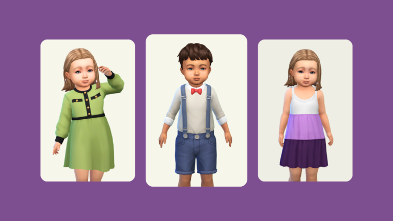 These Are My Favourite Sims 4 Toddler CC Outfits