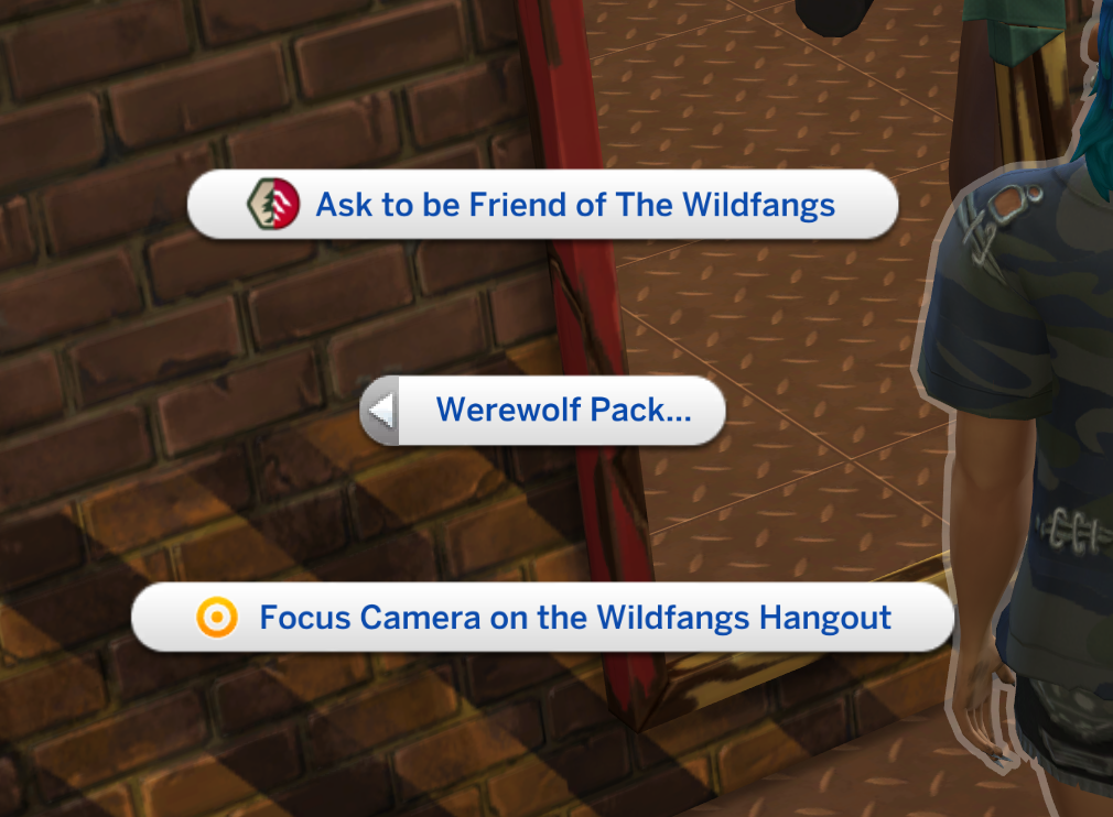 ask to be friend of the wild fangs interaction you must do to join the wolf pack
