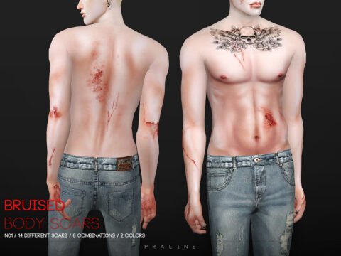 sims 4 body scar overlays maxis match
