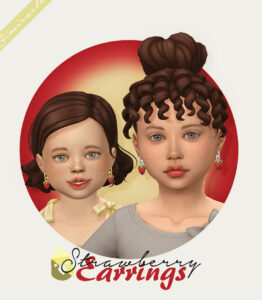 30+ Sims 4 Kids CC Earrings That are GORGEOUS