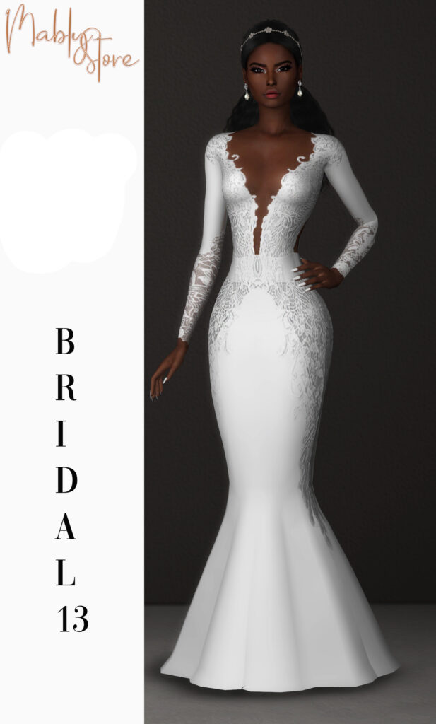 sims 4 cc wedding dress 