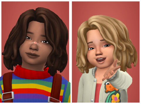 25+ Sims 4 CC Kids Hair You Need in Your Game