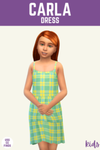 Carla Renea Sims These Sims 4 Kids CC Dresses Are So Adorable