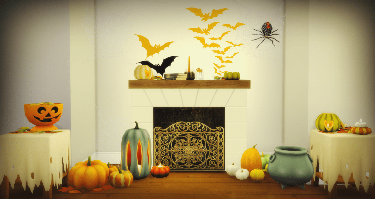 25+ Sims 4 CC Halloween Decorations You Need in Your Game