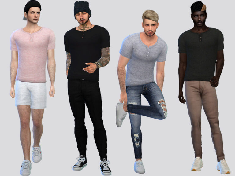 60+ Sims 4 Male CC Shirts For Adorable Sims