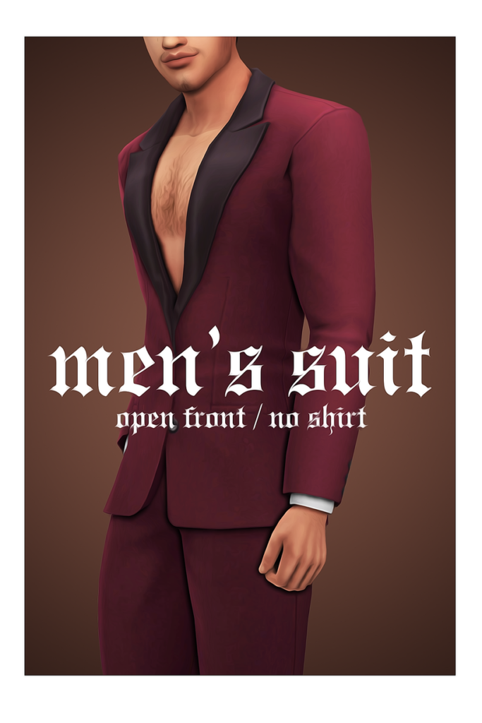 Sims 4 Red Suit Cc