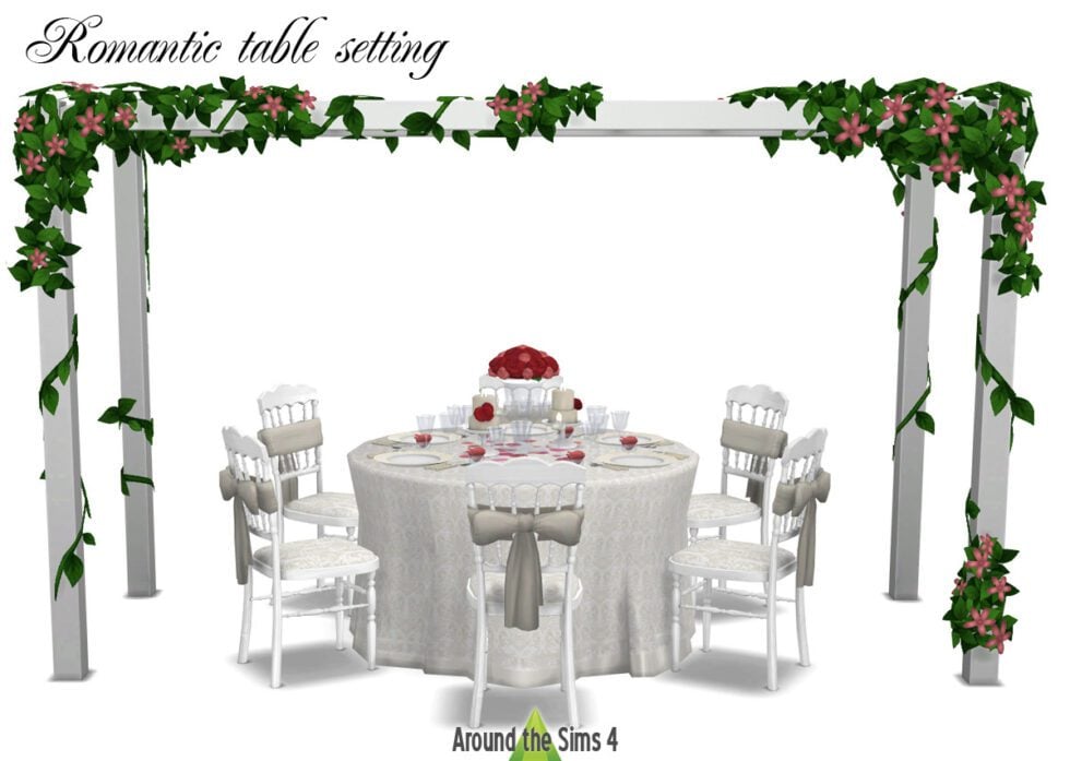 25+ Pieces of Sims 4 CC Wedding Decor For a Beautiful Day