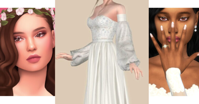 100+ Pieces of Sims 4 Wedding CC You Need for the Perfect Day