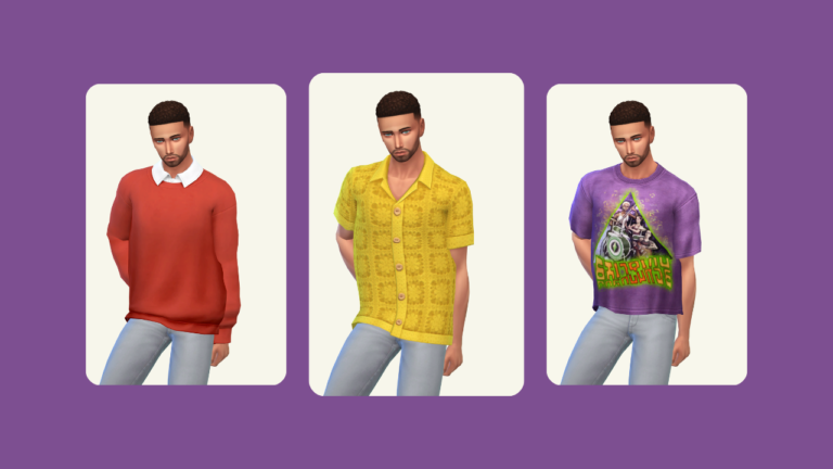 The Best Male CC Shirts For Your Mods Folder