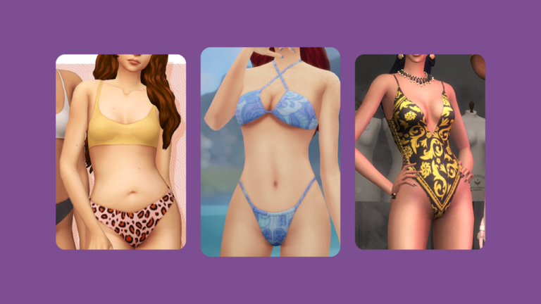 Must-Have Sims 4 CC Swimsuits You’ll Love