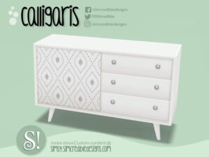 Gorgeous Sims 4 CC Dressers For a Stylish Bedroom - Ultimate Sims Guides