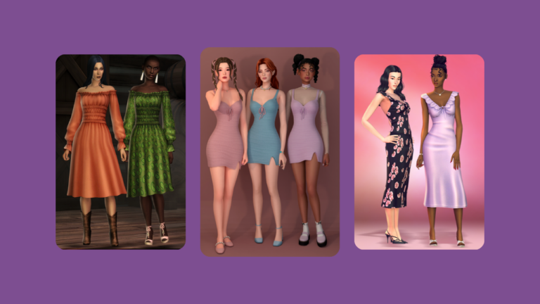 You Need These Gorgeous Sims 4 CC Dress in 2024