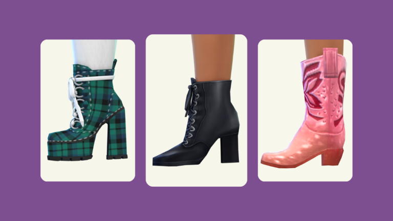 My Favourite Sims 4 CC Boots That You Need to Check Out