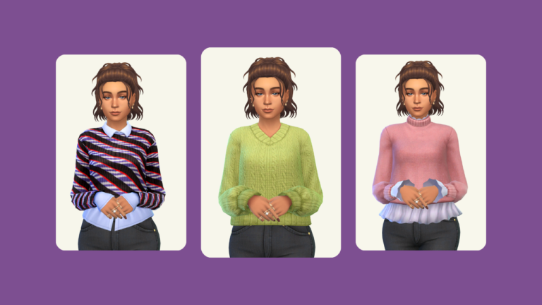 My Must-Have Sims 4 CC Sweaters You Should Download