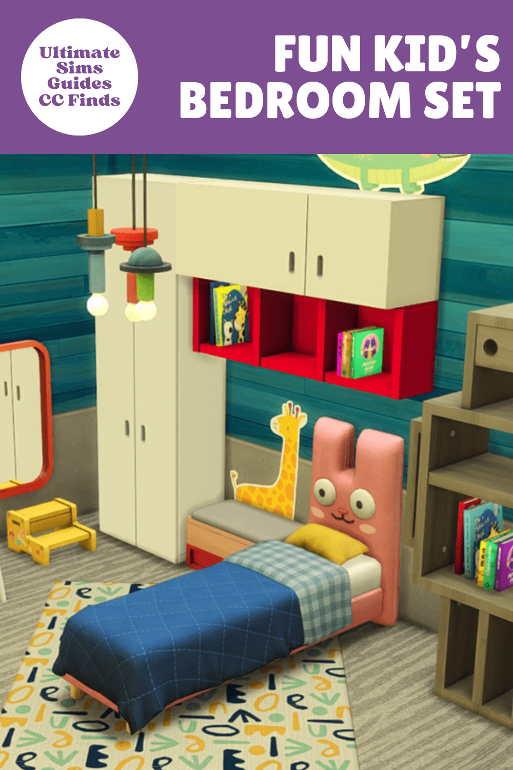 My Favourite Sims 4 Kid's Bedroom CC That You'll Love - Ultimate Sims ...