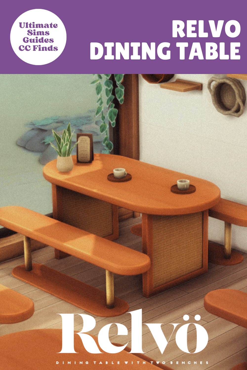 Dining Room Table Sims 4 Cc