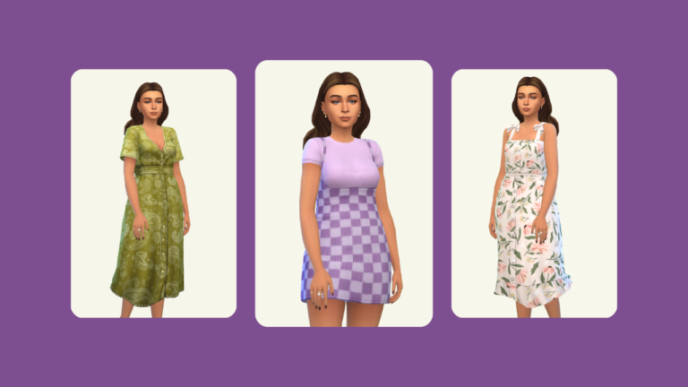 The BEST Sims 4 CC Casual Dresses You Should Download