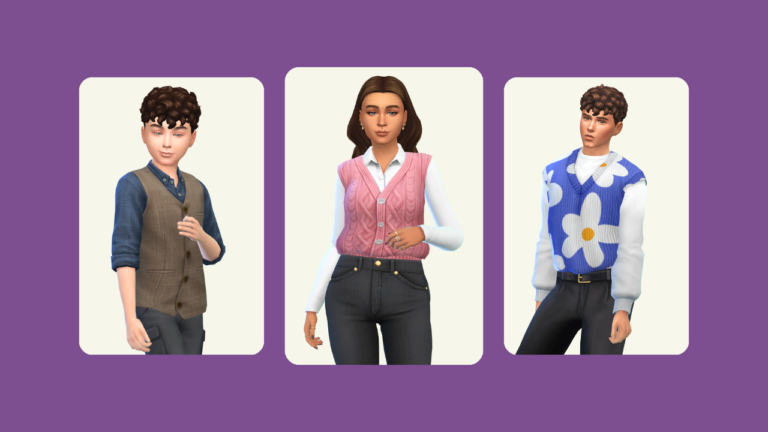 These Are The Cutest Sims 4 CC Vests Out There