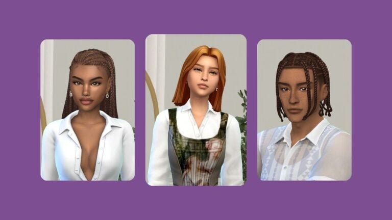 These Are My Favourite Sims 4 CC Hairs From 2024