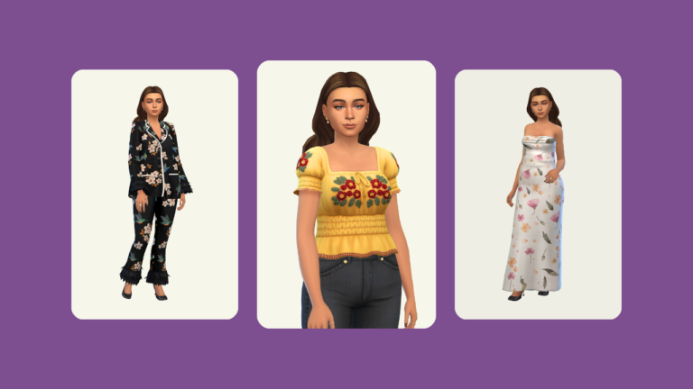25+ Pieces of Gorgeous Sims 4 Floral CC