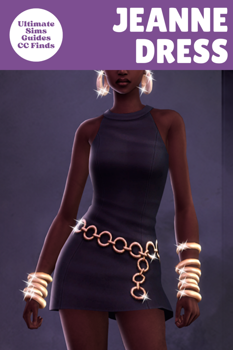 25+ Gorgeous Sims 4 CC Dresses by Sentate You Need - Ultimate Sims Guides