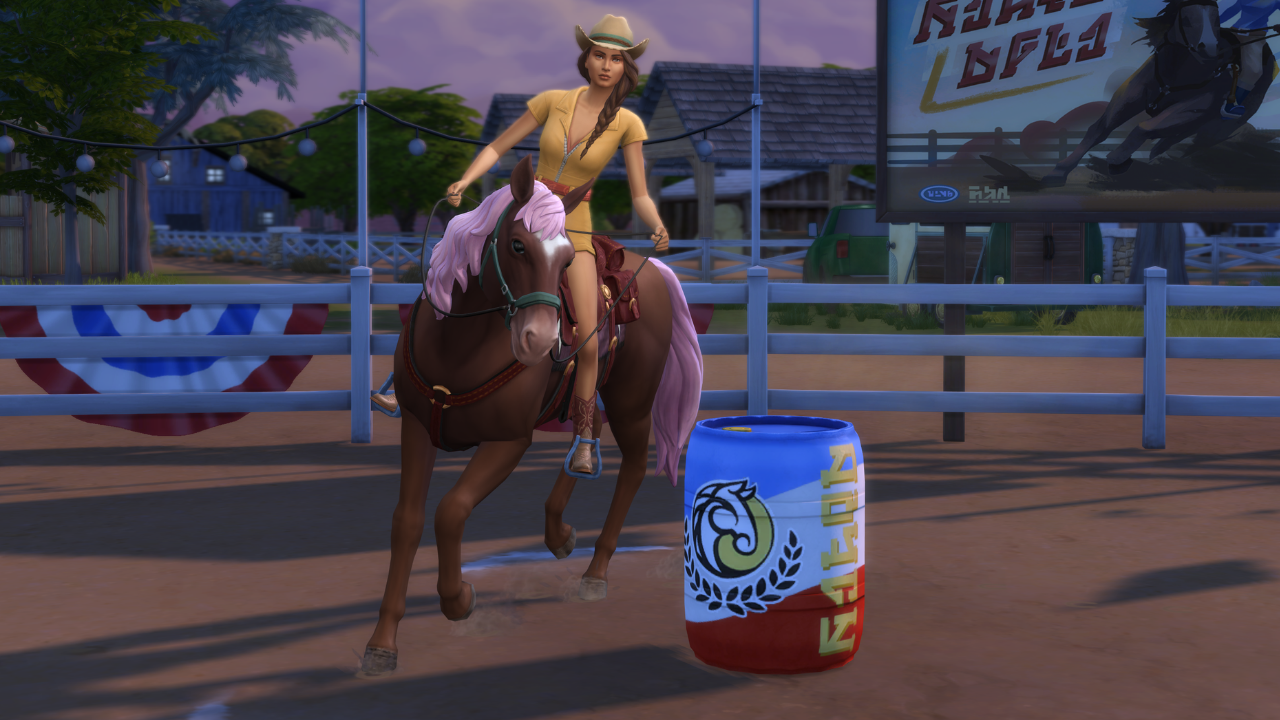 Sims 4 Barrel Racing Mod How to Gain The Horse Agility Skill in The Sims 4: Horse Ranch ...