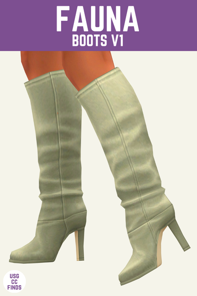 Fauna CC Boots V1 by Serenity #TheSims4