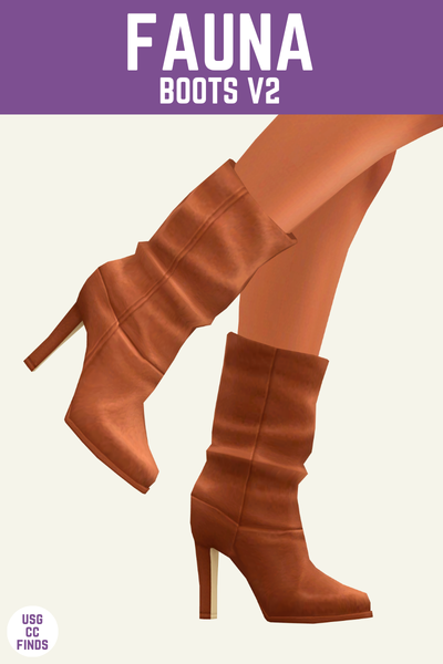 Fauna CC Boots V2 by Serenity #TheSims4
