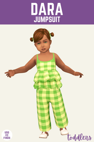 Dara CC Jumpsuit by Powluna #TheSims4