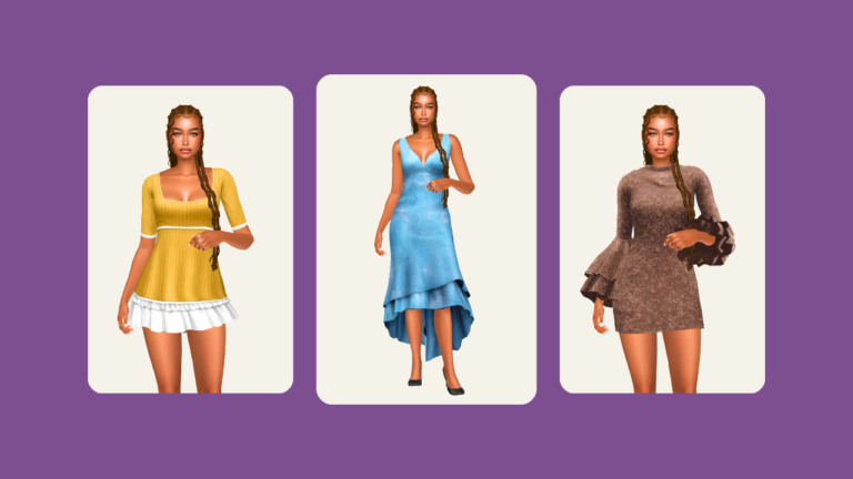 10 Pretty Sims 4 CC Dresses You Need
