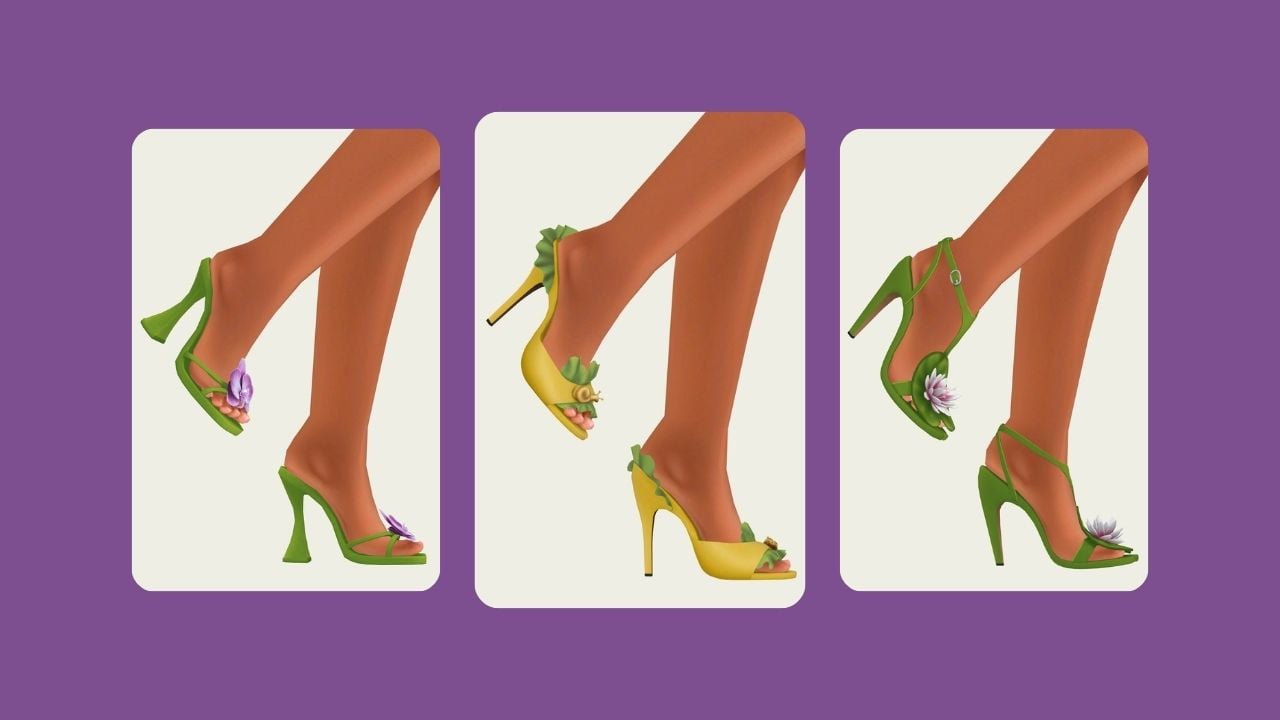 Gardenia CC Shoe Set by Madlen